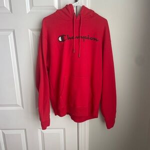 Champion Bold Red Men's Hoodie